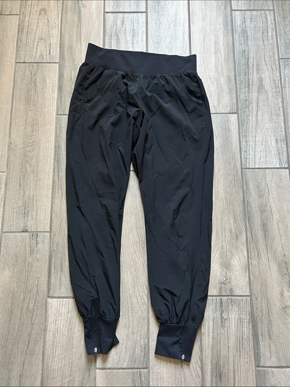 Target Black Women's Jogger Sweatpants with Cuffed Ankles